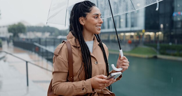 Passenger with umbrella